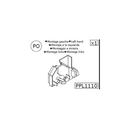 GUIDE GAUCHE KINEMAGIC COULISSANT