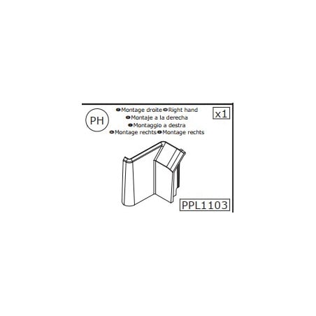 CAPOT ANGLE INTERIEUR KINEMAGIC VERS D