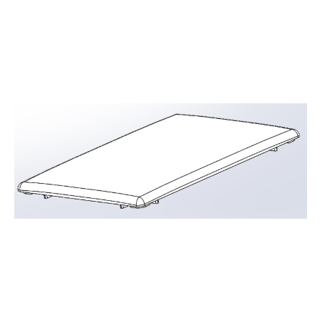 COUVERCLE BONDE RECEVEUR KSF R BLANC