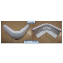 ANGLE BAS BLANC JAVA 1900MM