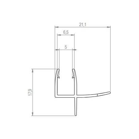 JOINT BAS DE PORTE SUPRA P SANS SEUIL