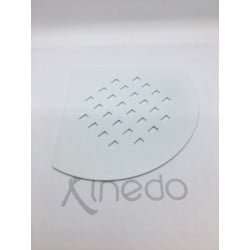 GRILLE 1/4 ROND BLANCHE