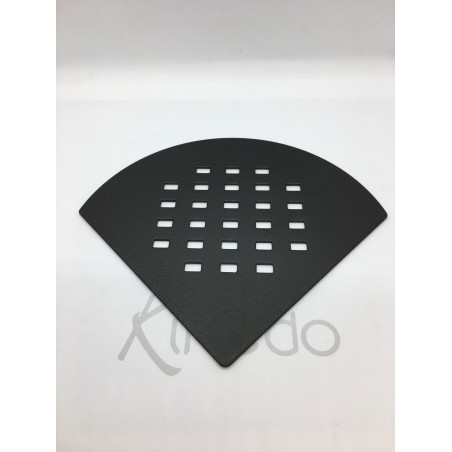 GRILLE 1/4 ROND NOIR